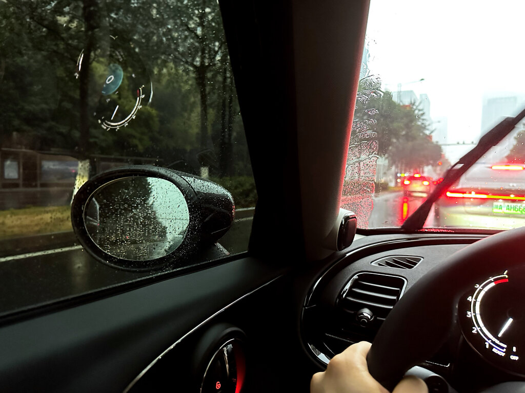 Rainy commute